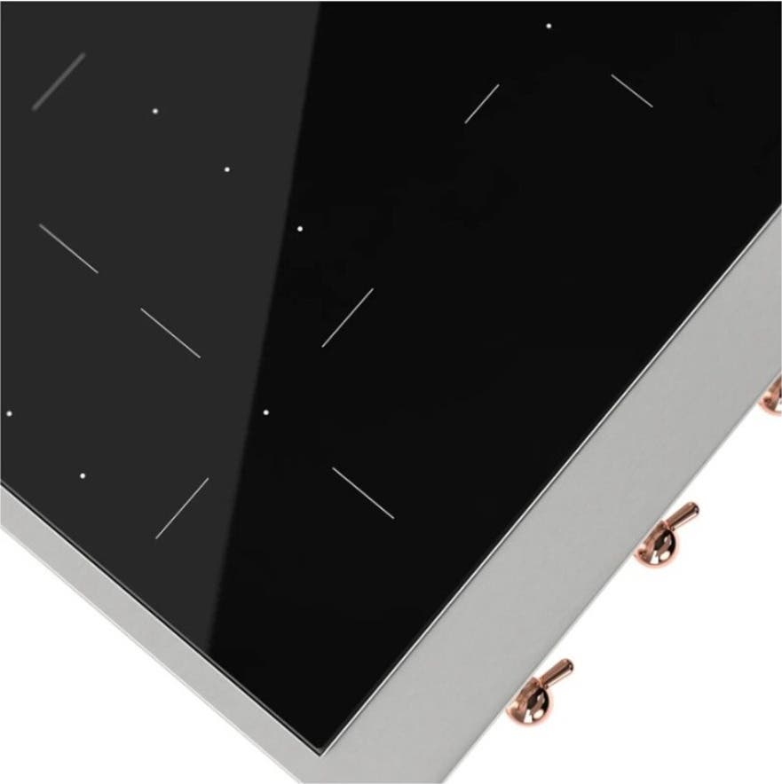 Ilve UHCPI366NSSP Stainless Steel With Copper Trim