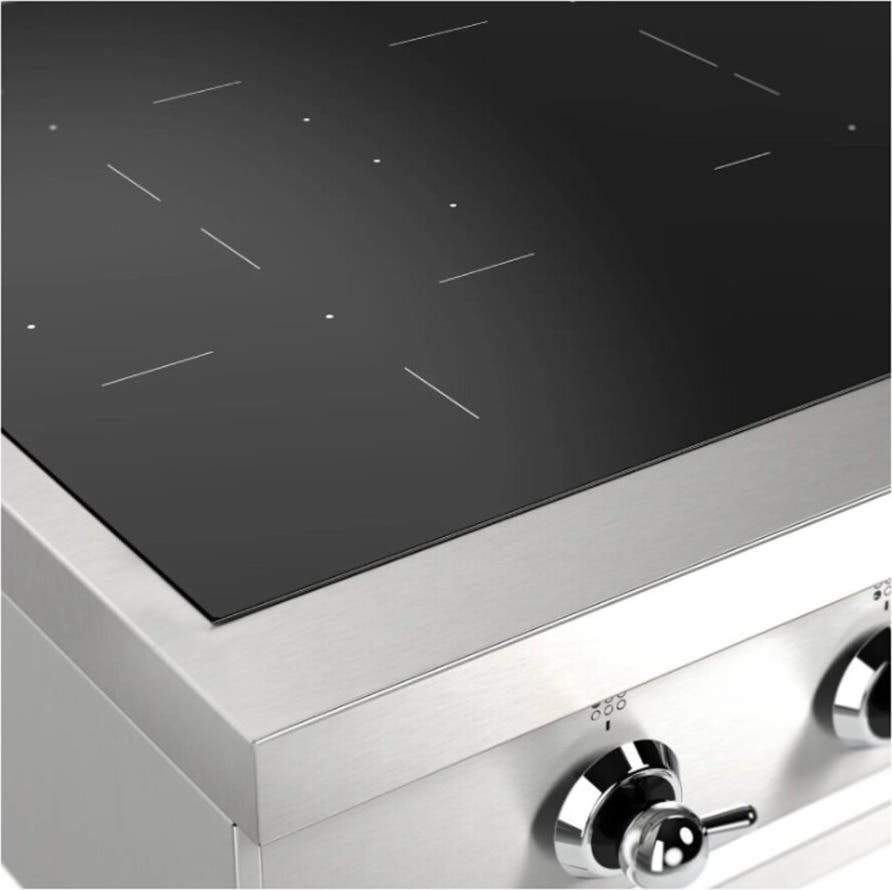 Ilve UHCPI366NSSC Stainless Steel With Chrome Trim