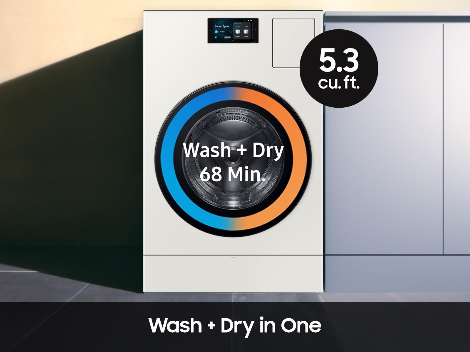 Samsung WD90F53AVY Ivory