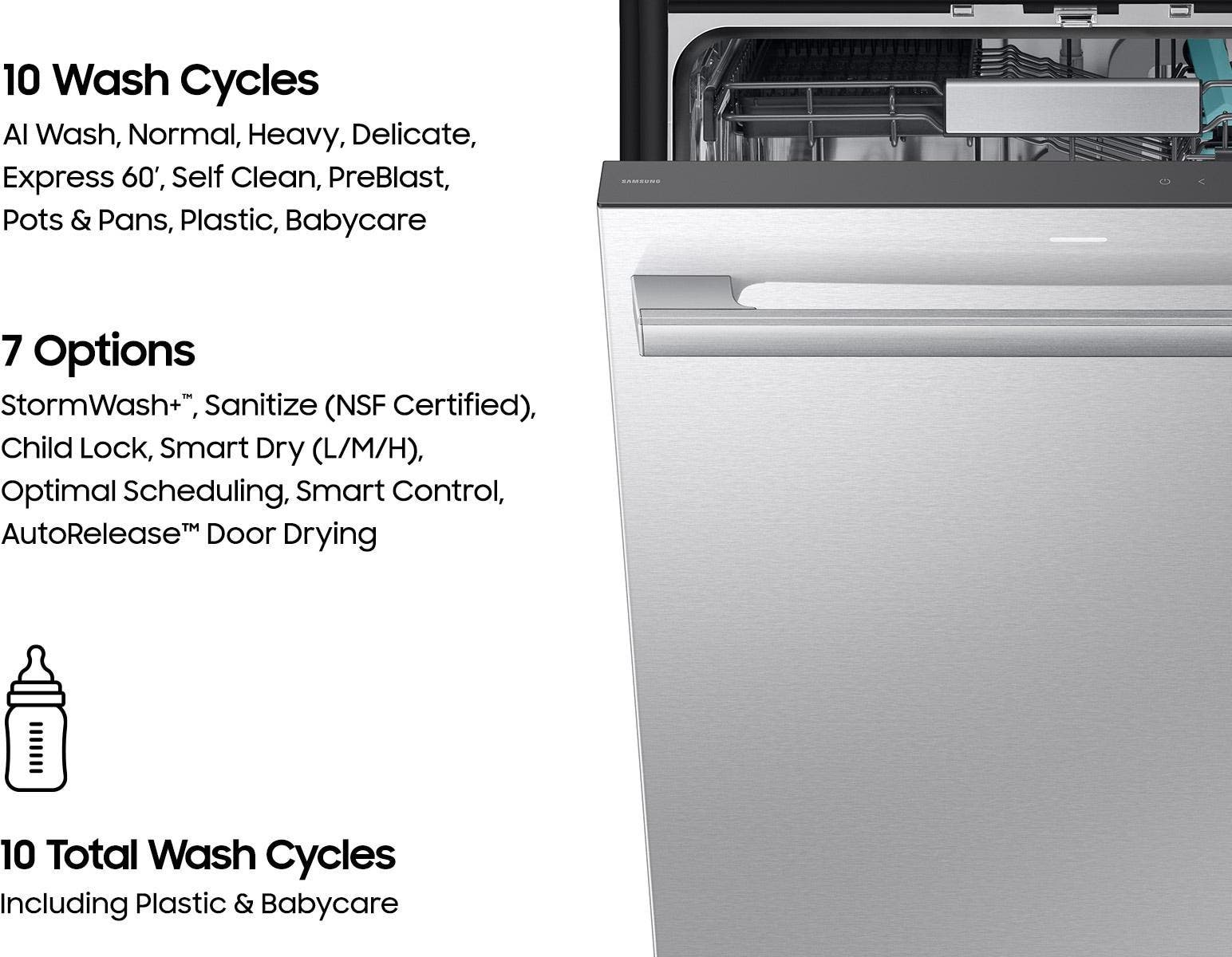 Samsung DW90H89TETR Stainless Steel