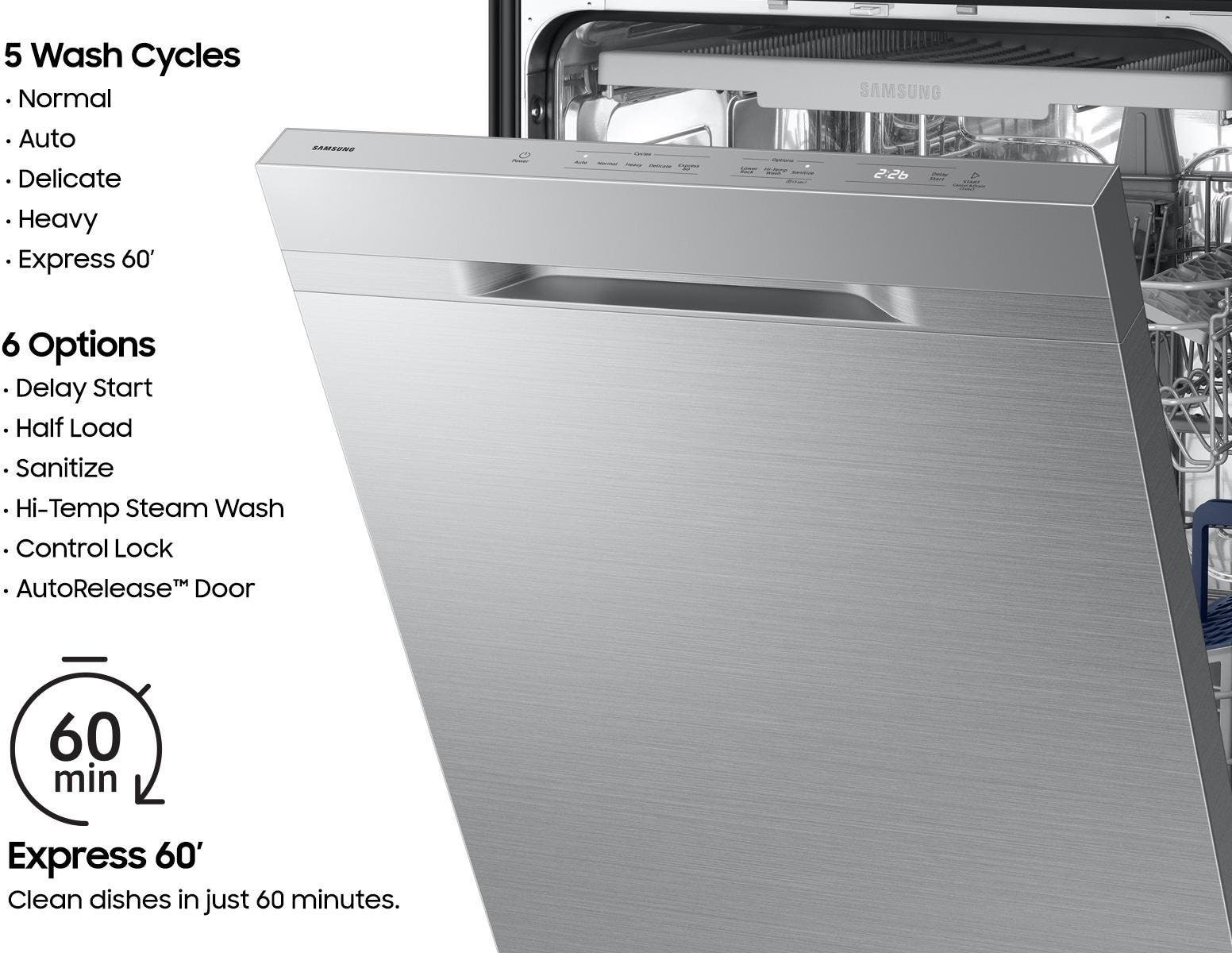 Samsung DW70H83YEUR Stainless Steel