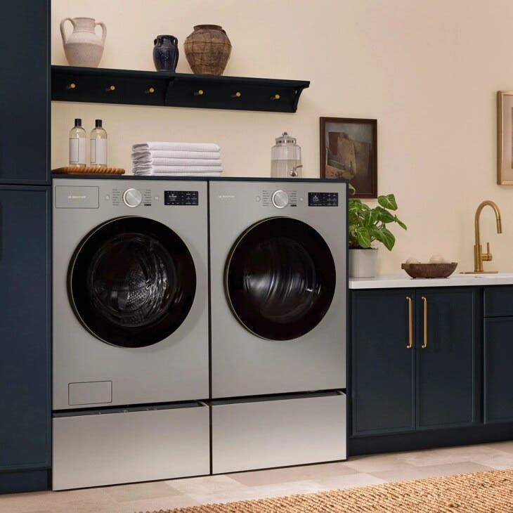 LG WD405CP Platinum Steel
