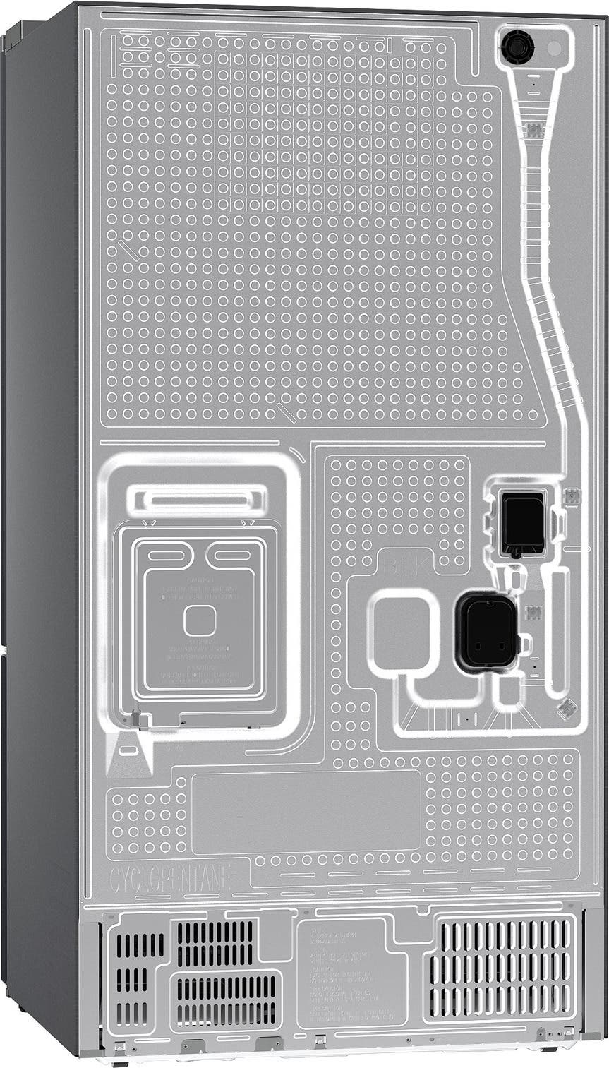 Samsung RF70H30KEE Fingerprint Resistant Matte Black Steel