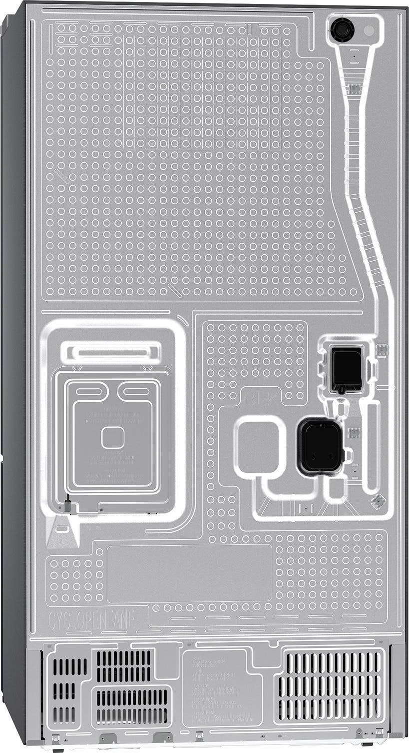 Samsung RF70H30KEE Fingerprint Resistant Matte Black Steel