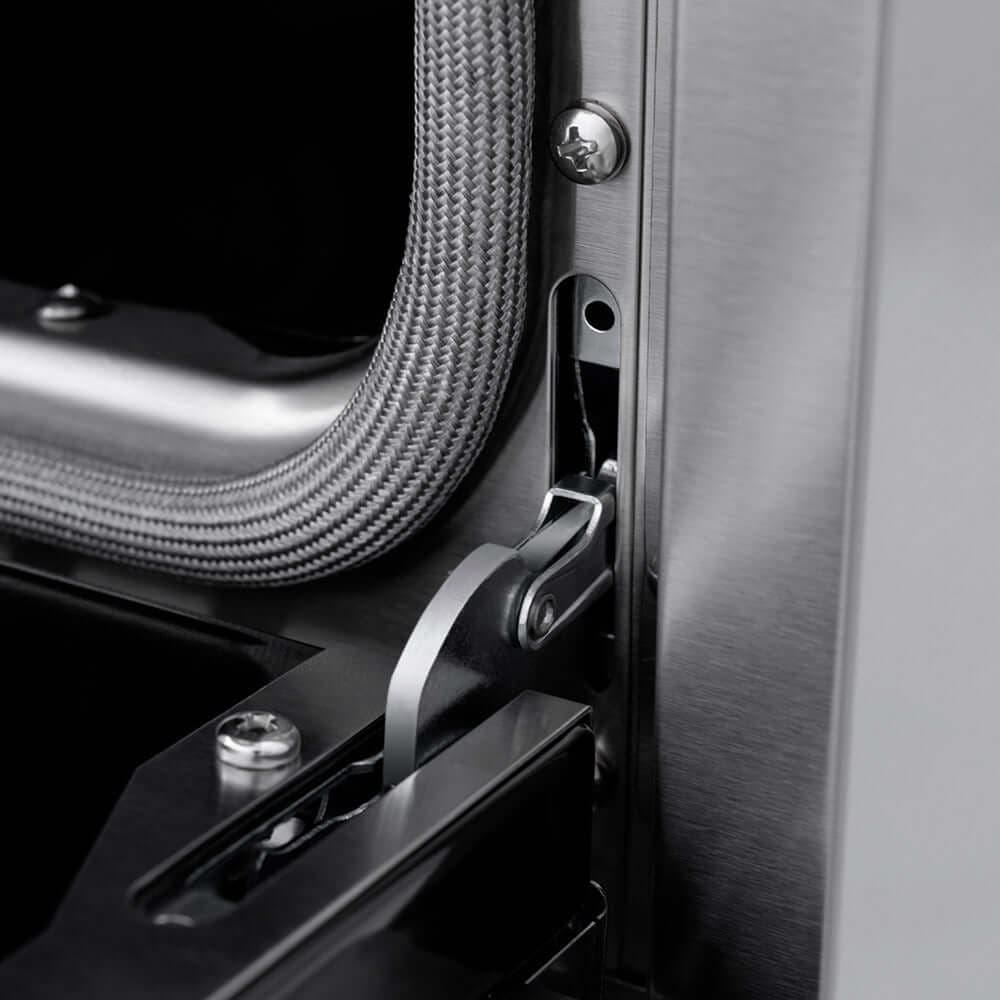 Zline SINRZWM24G Stainless Steel With White Matte Door And Polished...