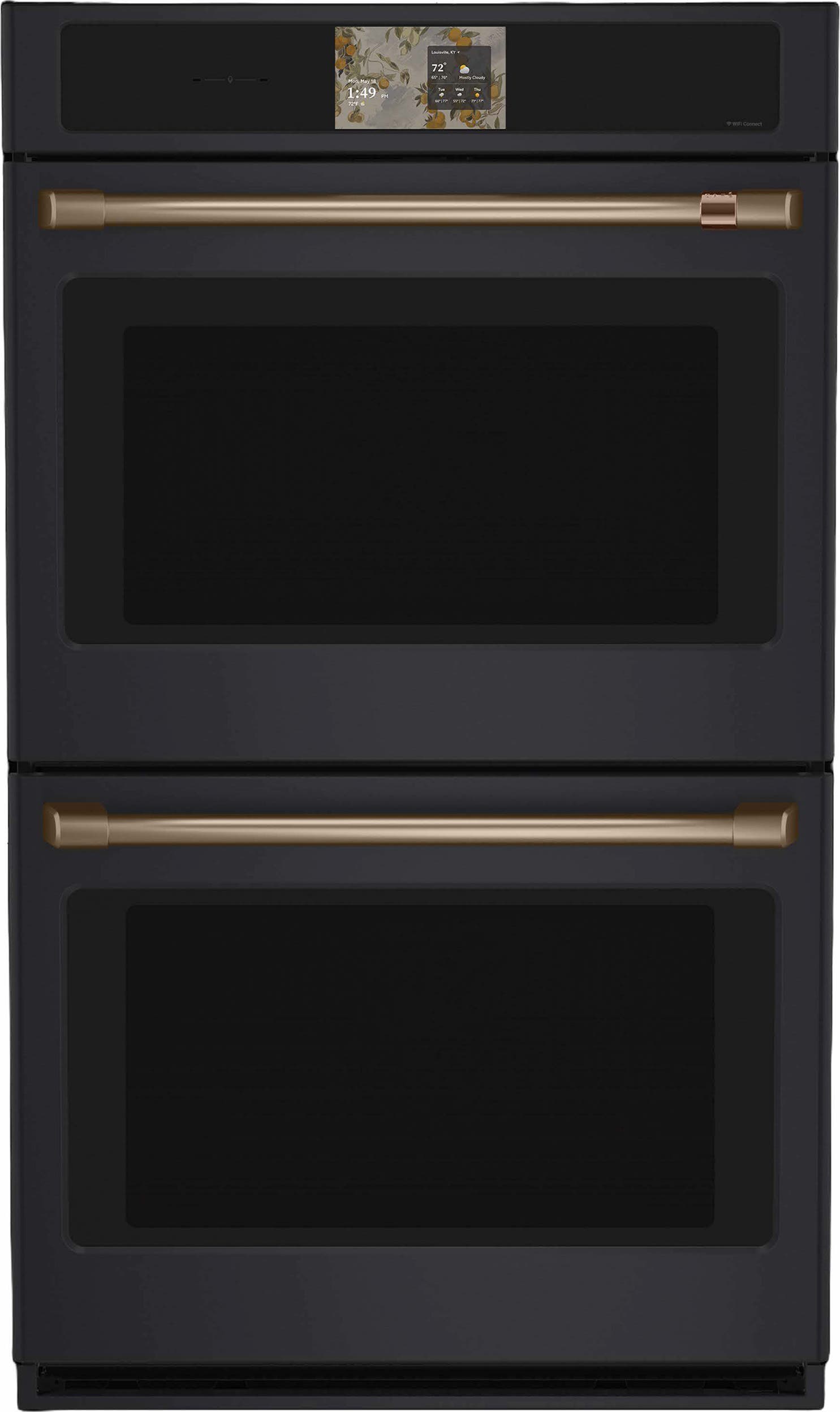 Cafe CTD90DP3ZD1 Matte Black with Brushed Stainless Handles