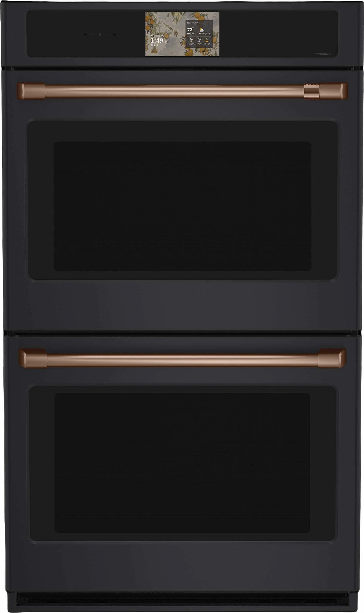 Cafe CTD90DP3ZD1 Matte Black with Brushed Stainless Handles
