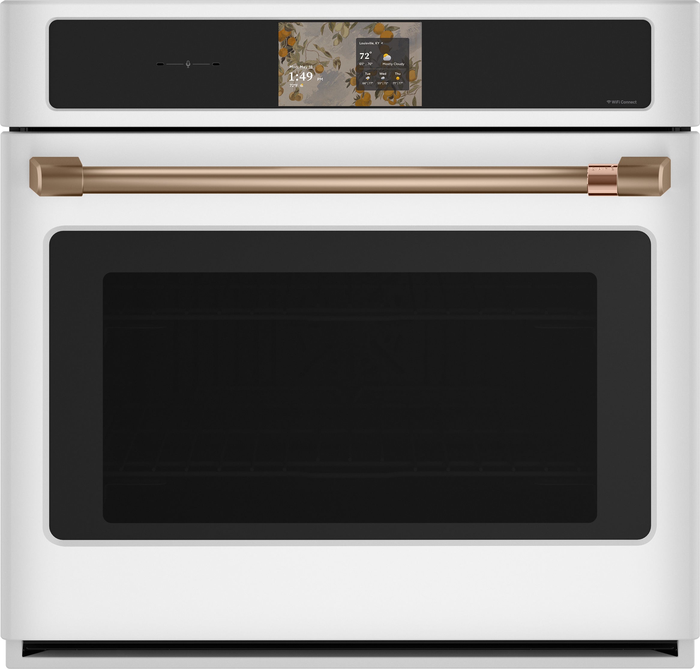 Cafe CTS90DP4ZW2 30 Inch Single Electric Smart Wall Oven Matte