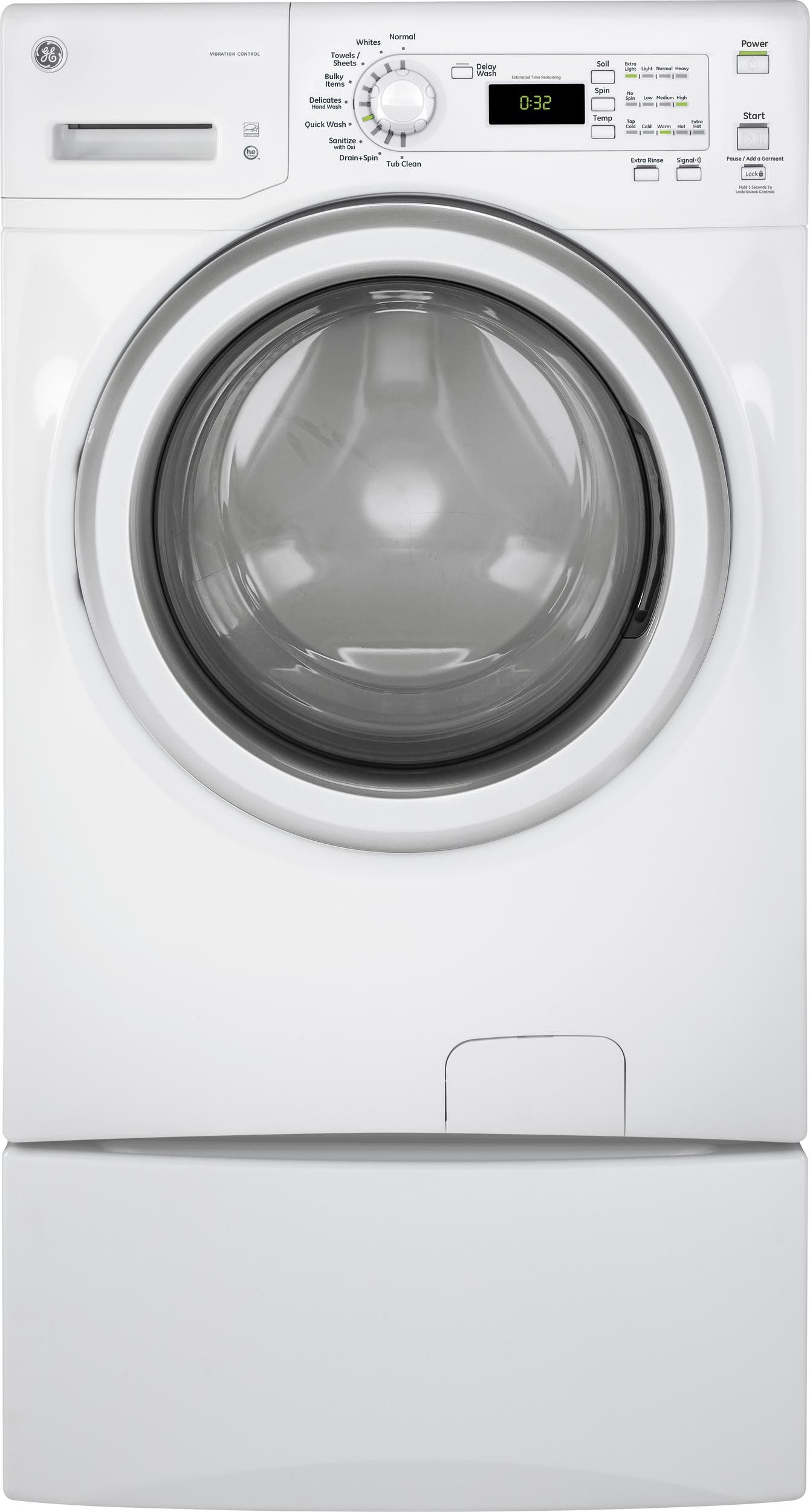GE GFW400SCMWW White