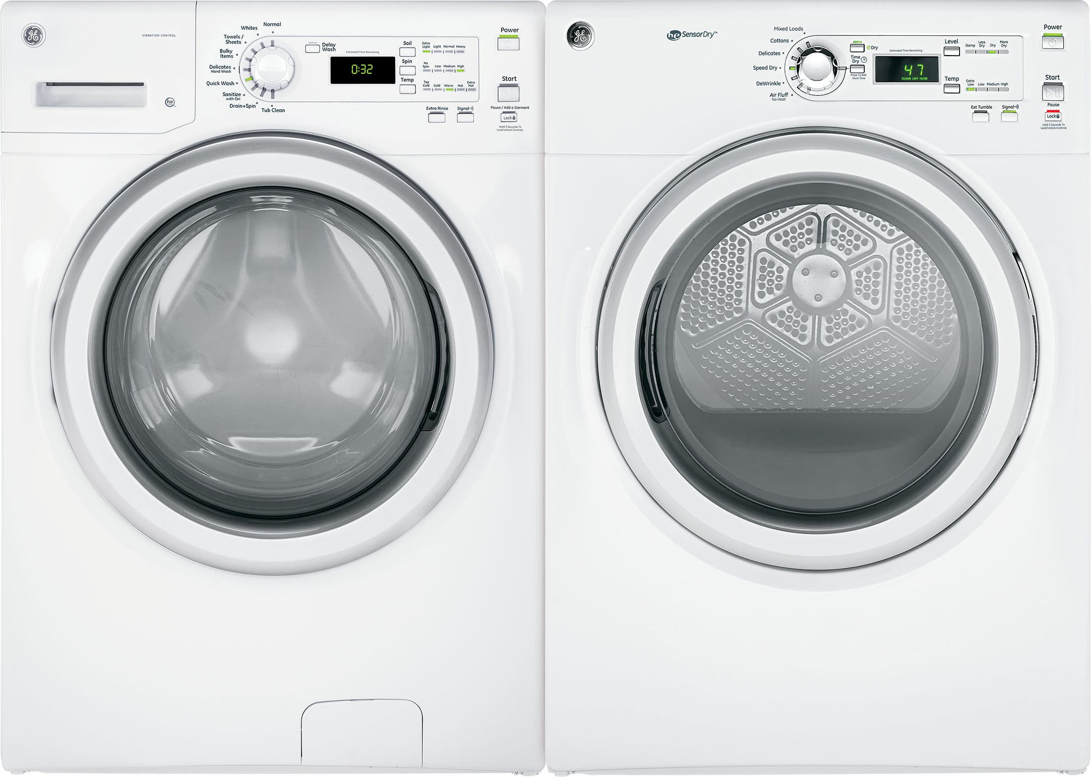 GE GFW400SCMWW White