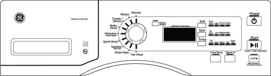 GE GFW400SCMWW White