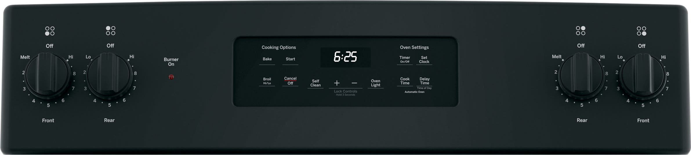 GE JB625DKBB Black