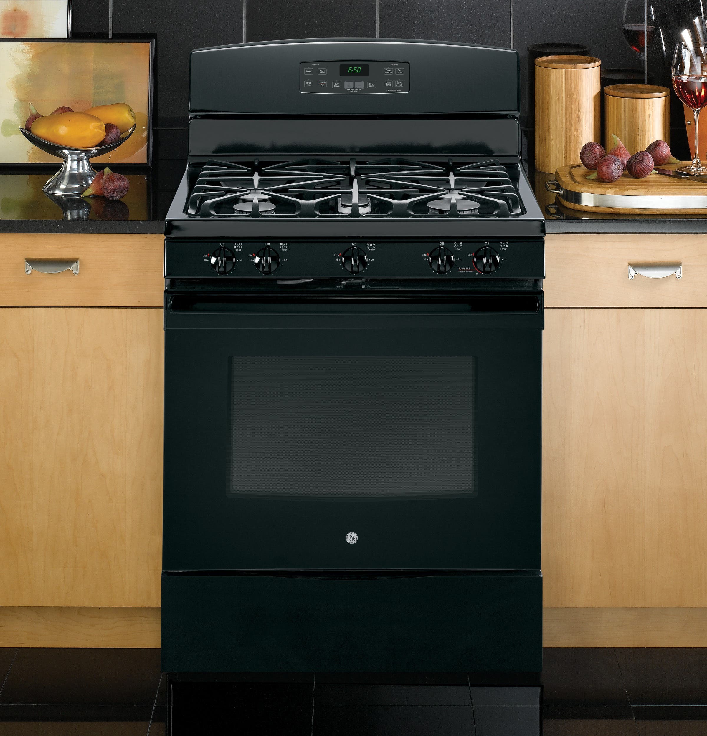 GE JGB650DEFBB Black