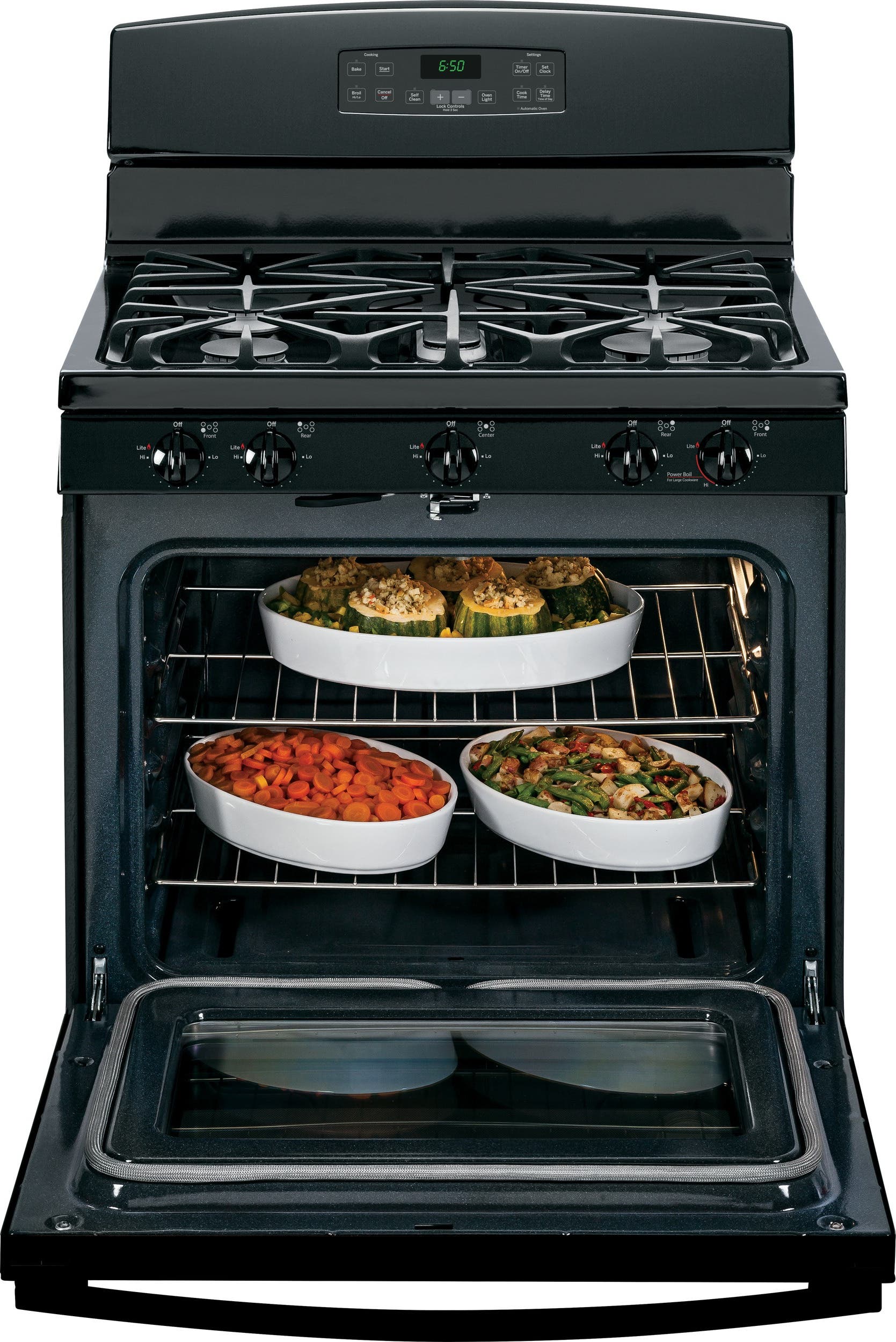 GE JGB650DEFBB Black