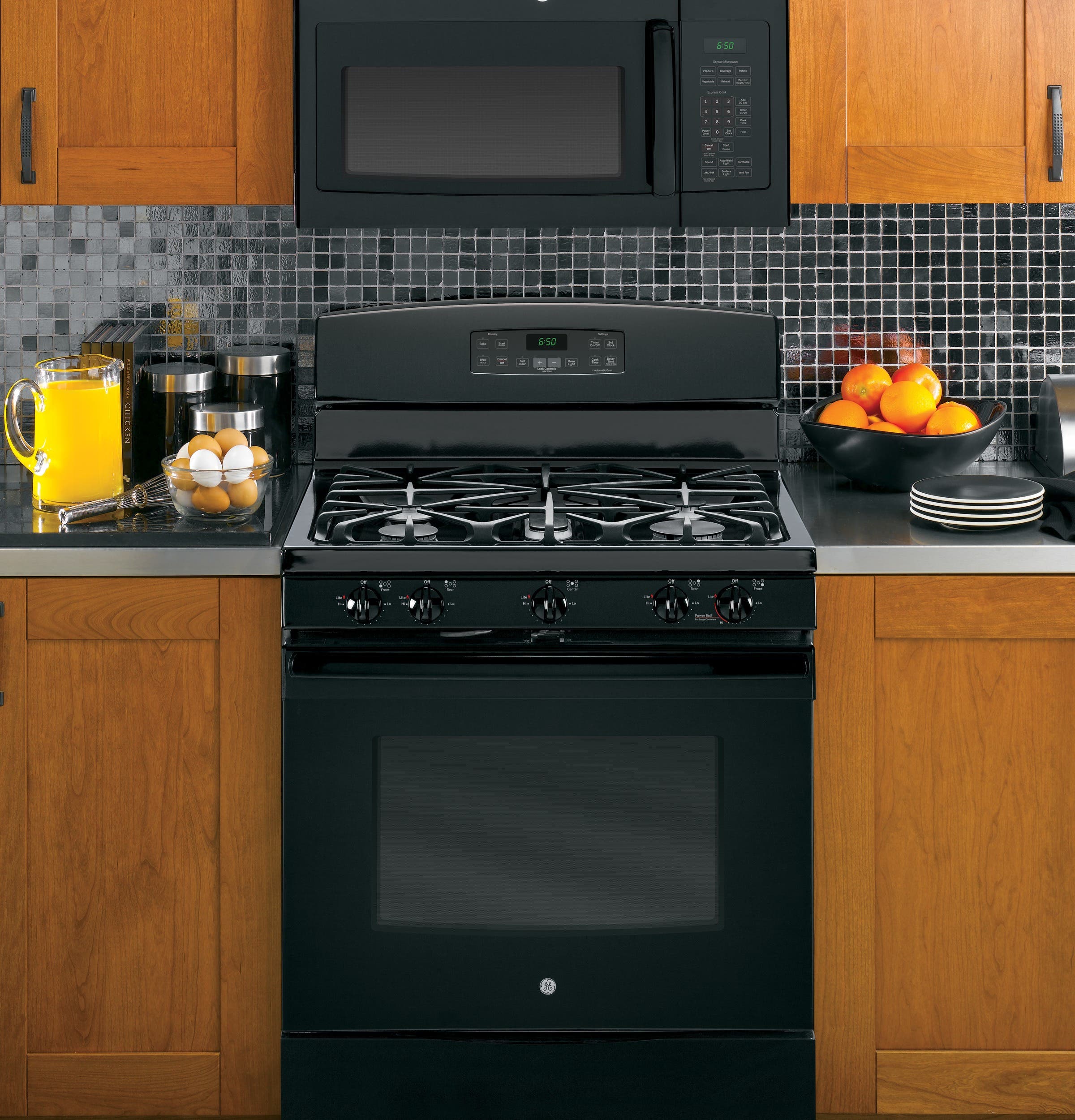 GE JGB650DEFBB Black