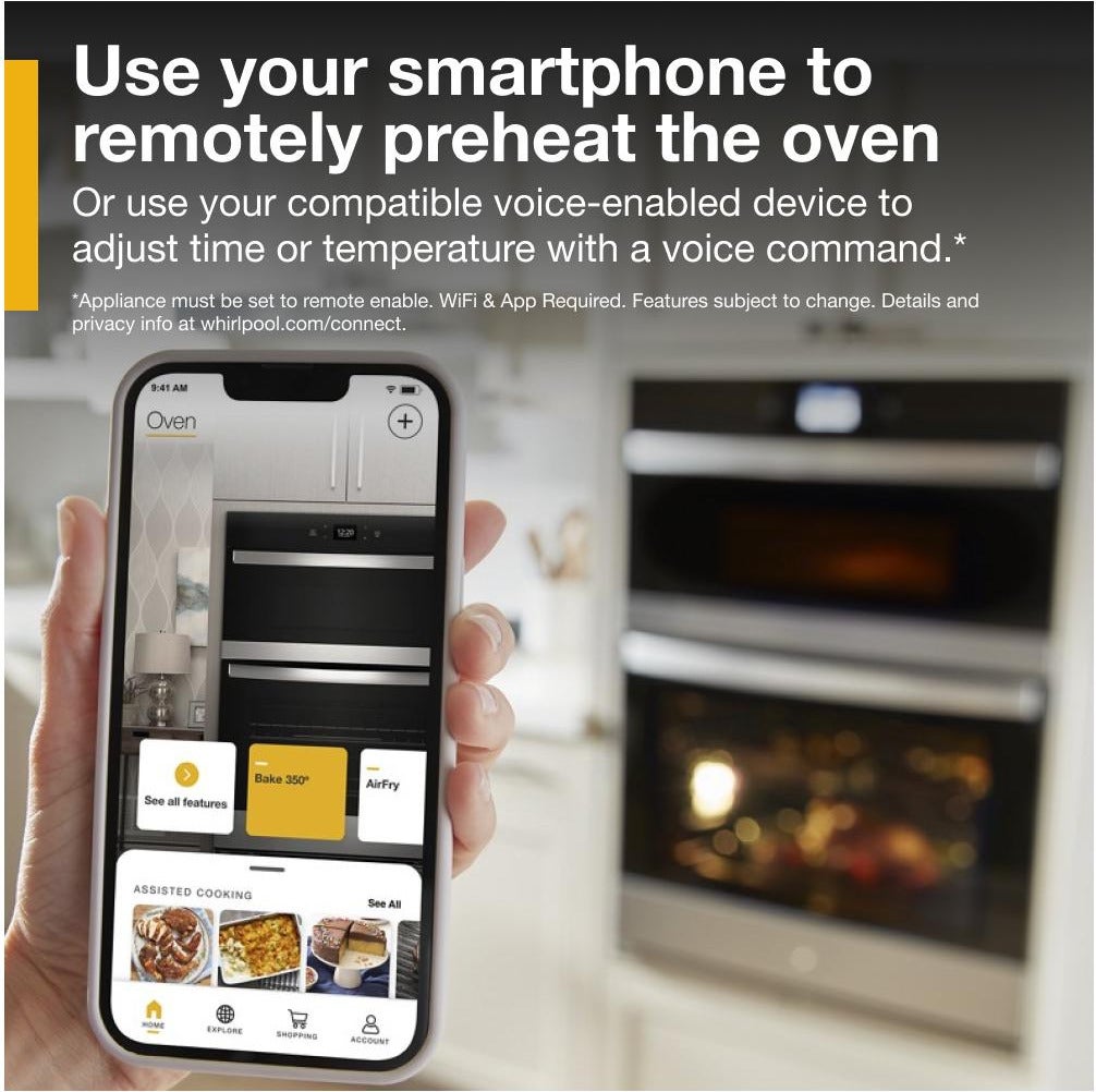 Whirlpool WOEC5027LZ 27 Inch Combination Smart Wall Oven