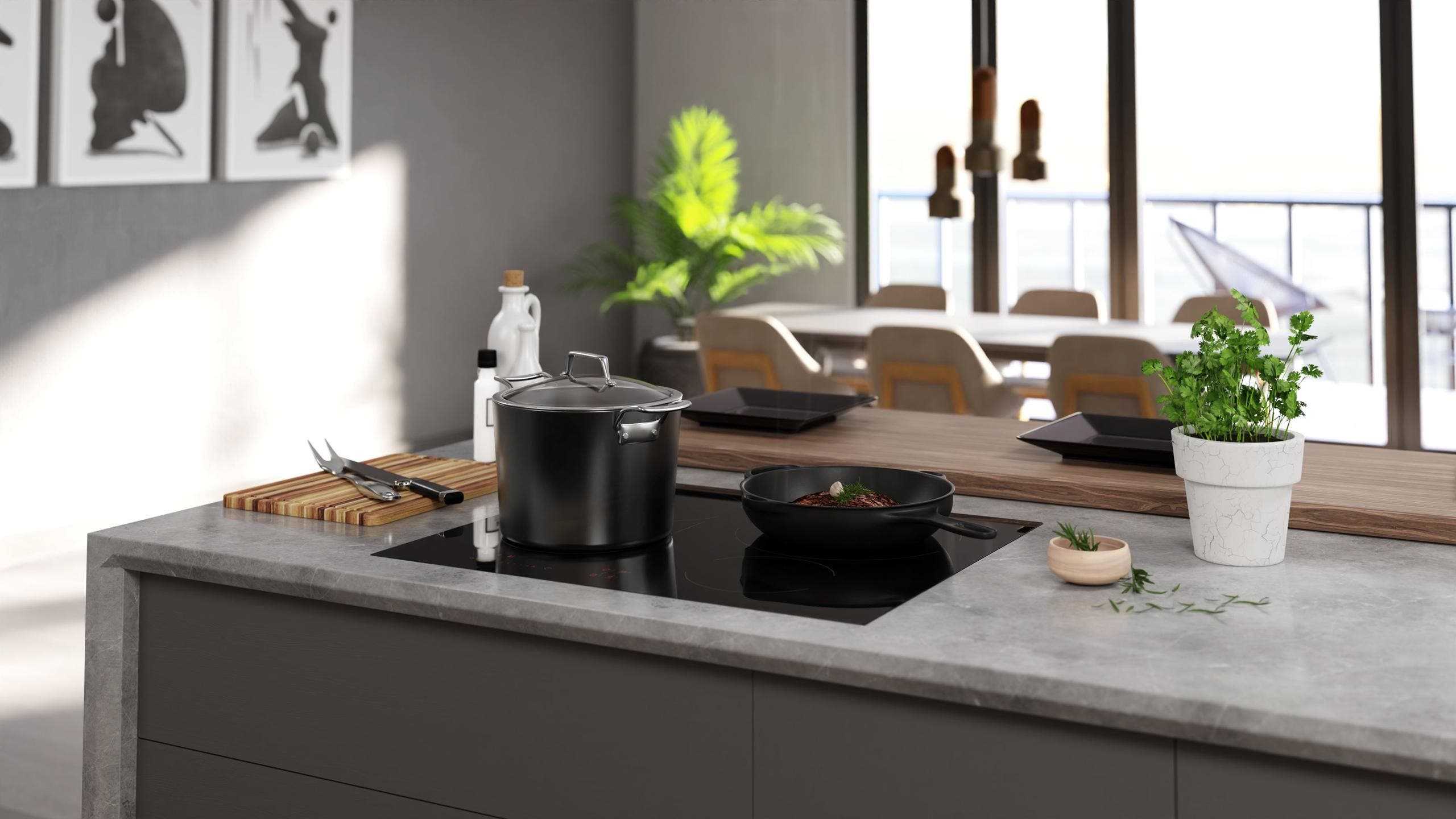 Elica EIV424BL 24 Inch Black Glass