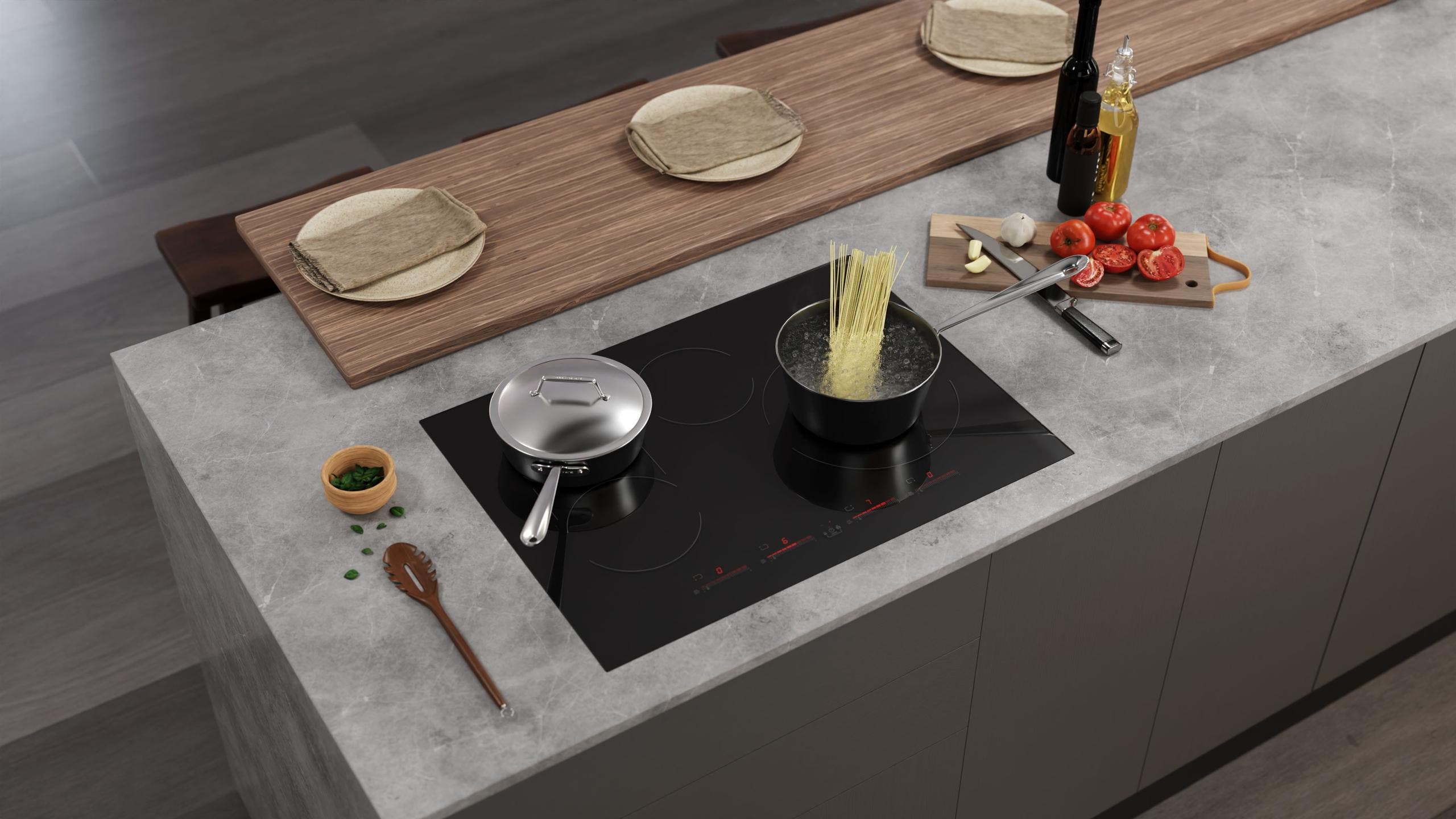 Elica EIV424BL 24 Inch Black Glass