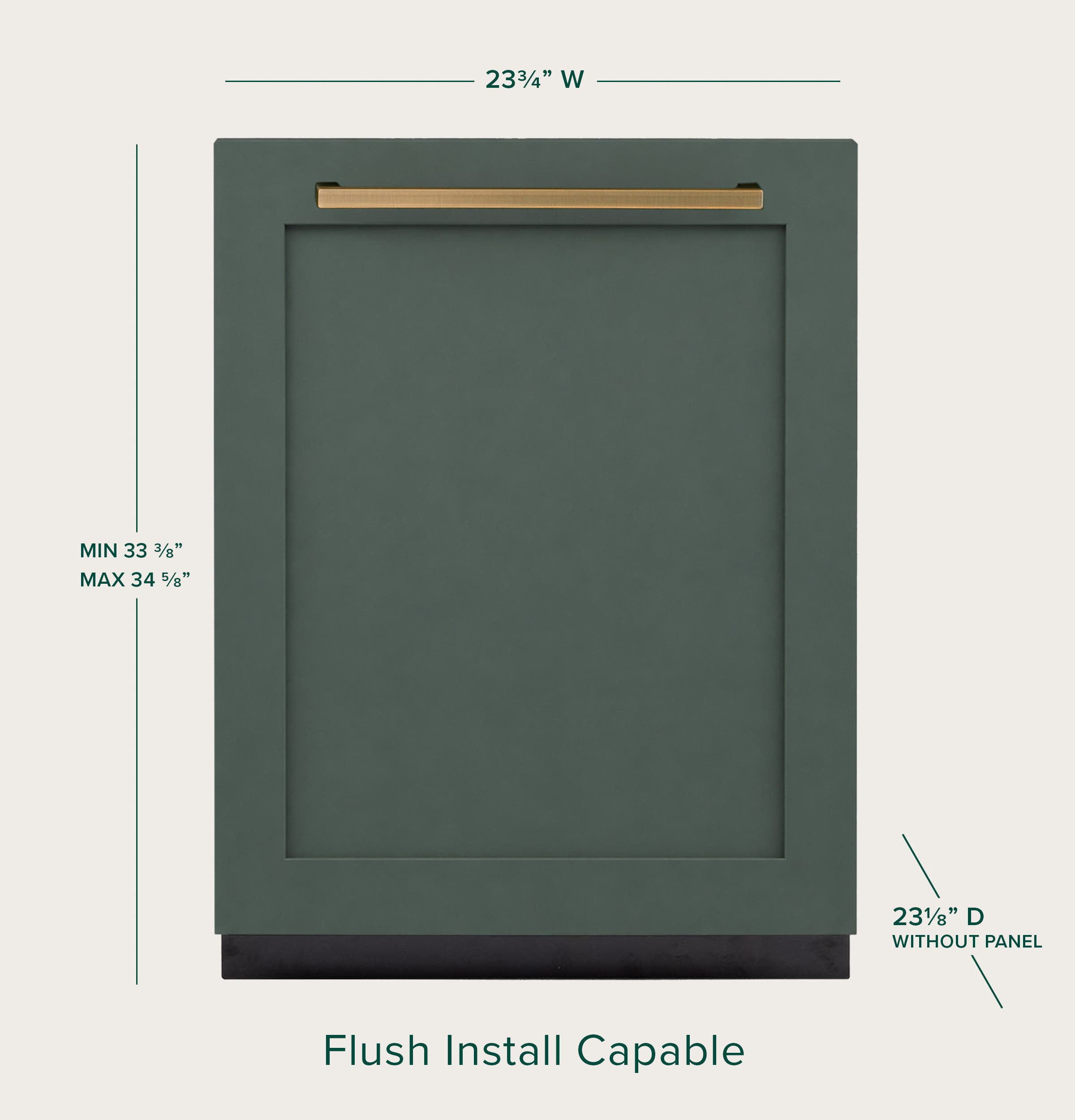 Cafe CDT858I6ZII Panel Ready