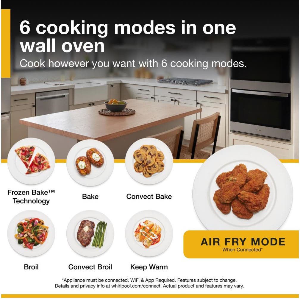 Whirlpool WOED5027LZ Fingerprint-Resistant Stainless Steel