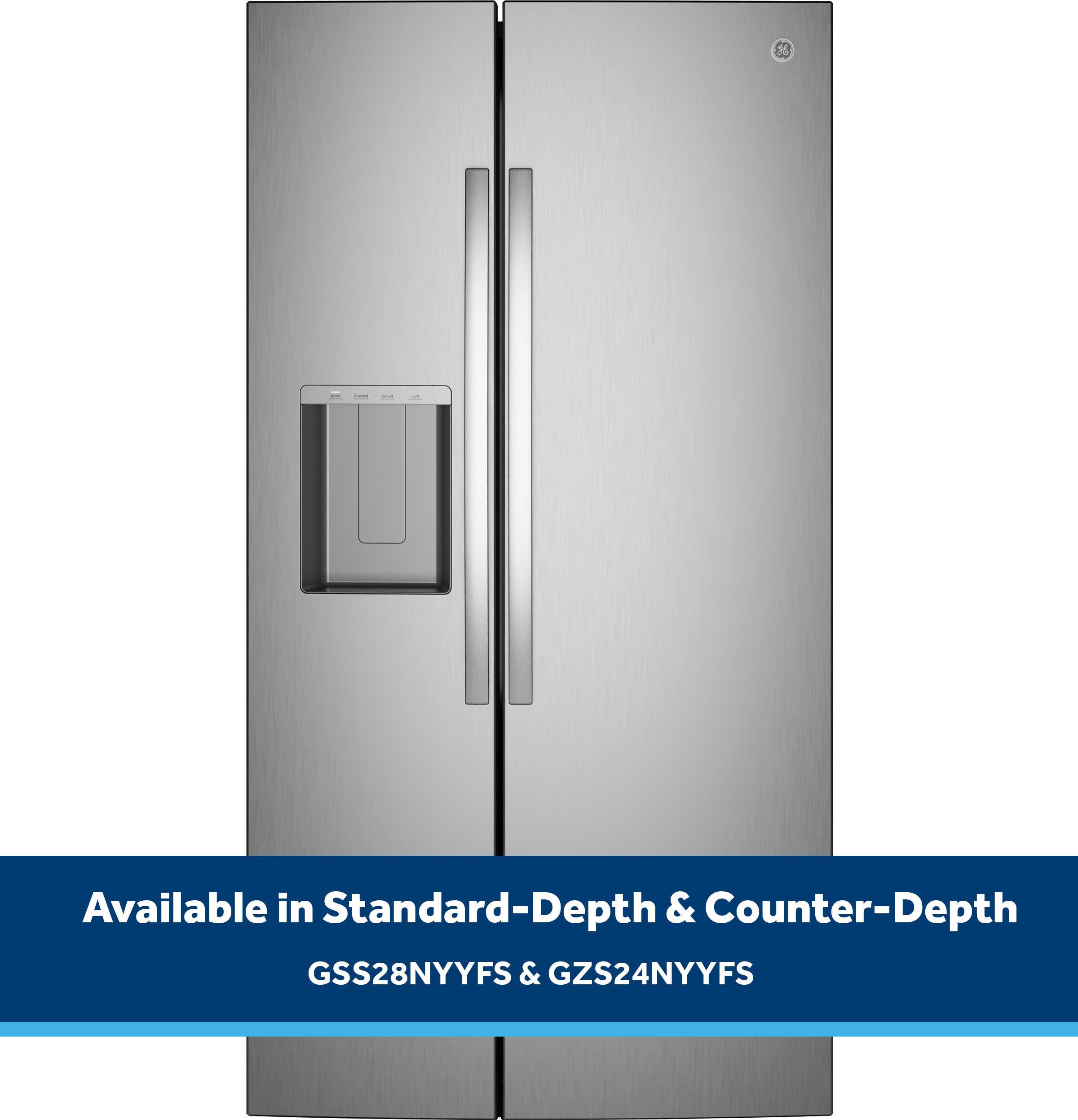 GE GZS24NYYFS Fingerprint Resistant Stainless Steel