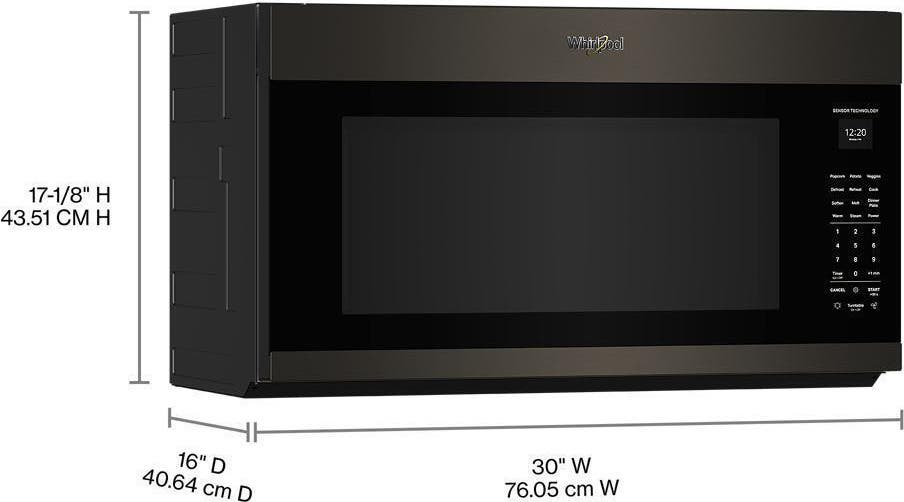 Whirlpool WMMS5630TV Black Stainless