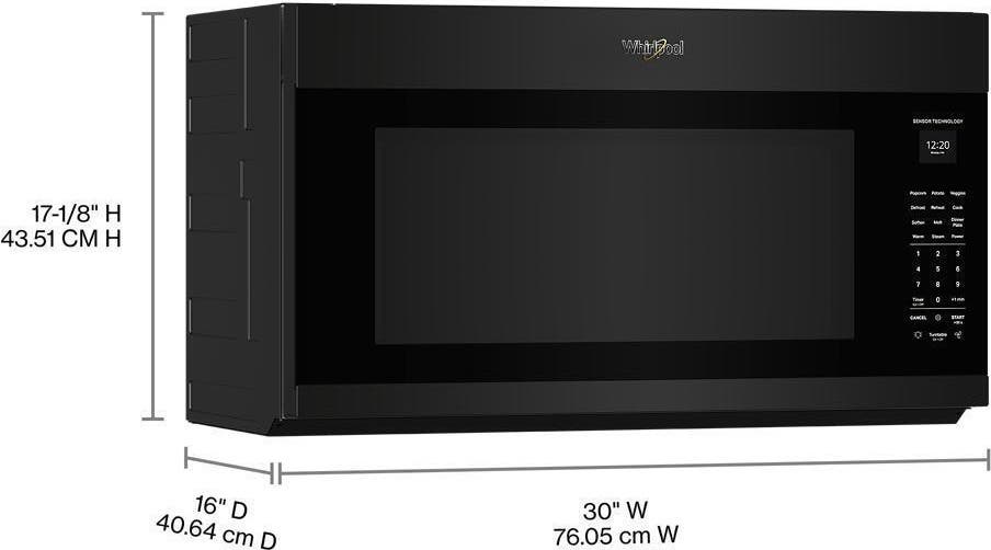 Whirlpool WMMS5630TB Black