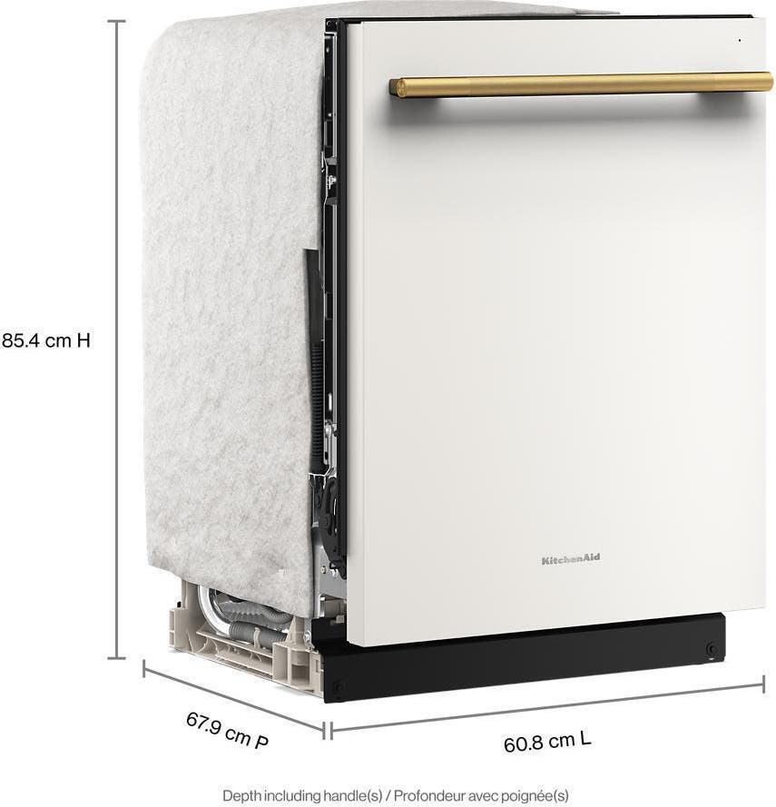KitchenAid KDTS624SPL Porcelain White