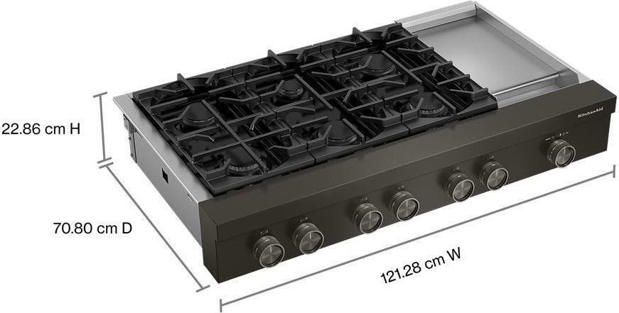 KitchenAid KCGK948TBE Black Ore