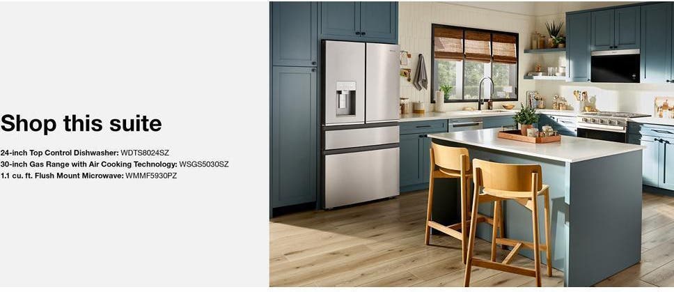 Whirlpool WRMC7436TZ Fingerprint-Resistant Stainless Steel