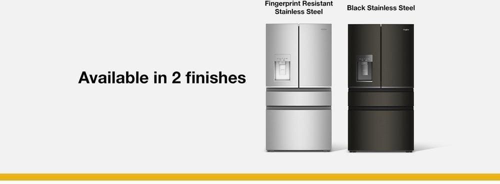 Whirlpool WRMC7436TZ Fingerprint-Resistant Stainless Steel