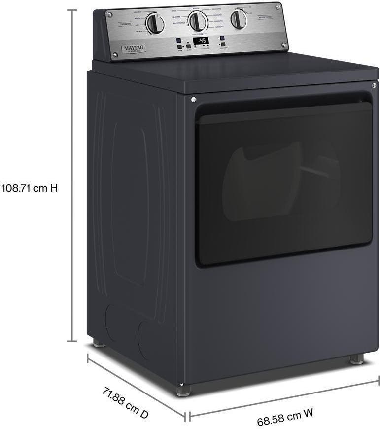 Maytag MED8305TF Midnight Steel