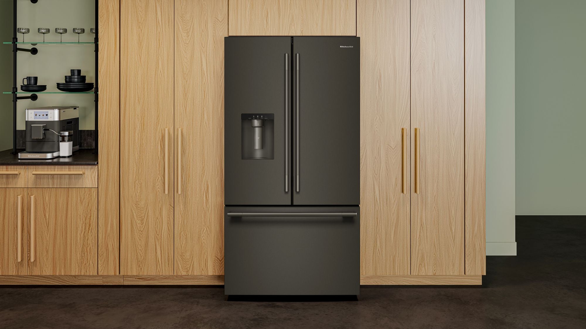 KitchenAid KRMF436SBE 36 Inch Freestanding 4-Door French Door
