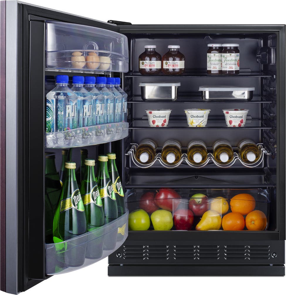 Summit FF6BK2SSRSIFLHD Panel Ready, Left Hinge