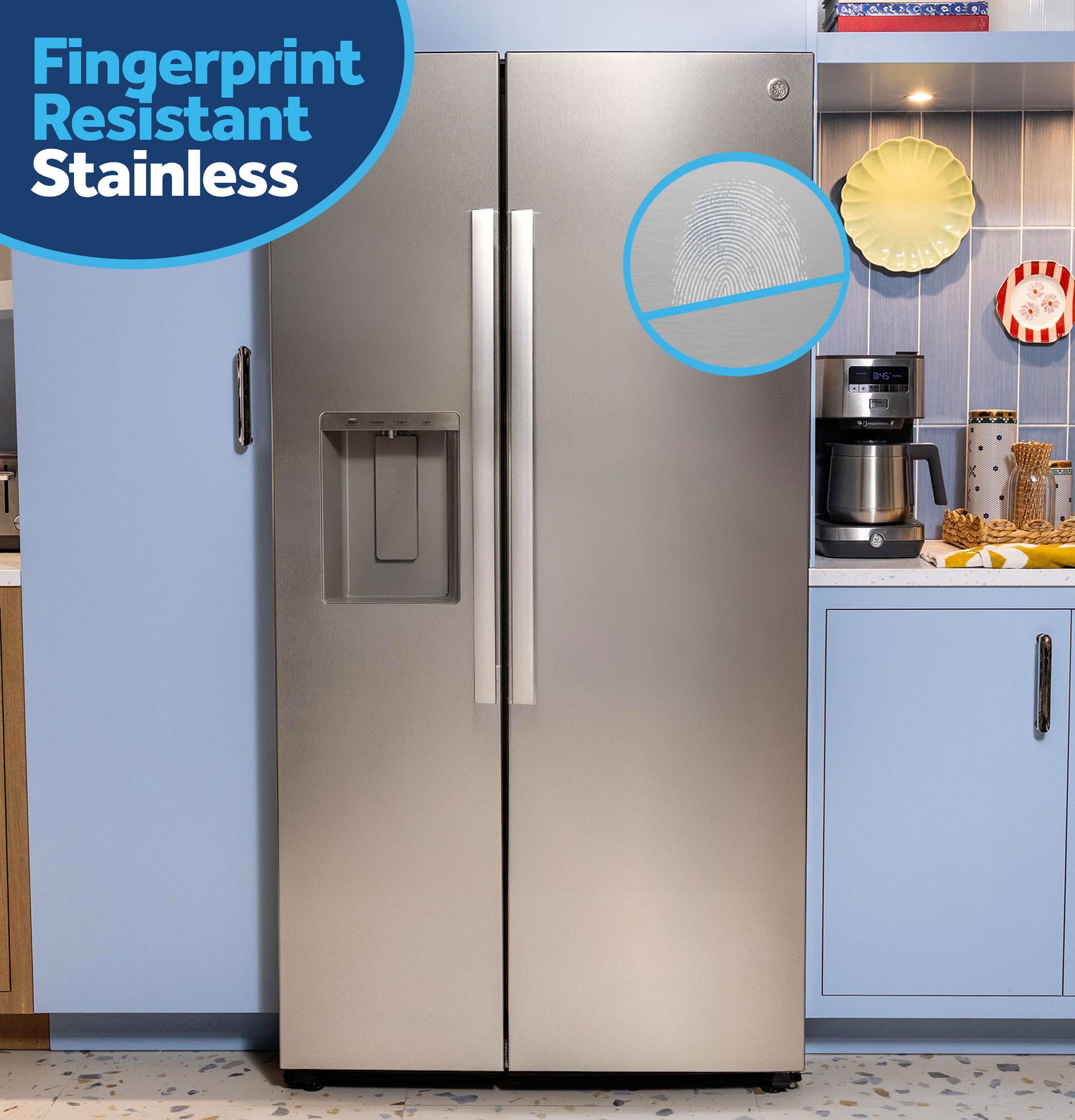 GE GSE28NYYFS Fingerprint Resistant Stainless Steel