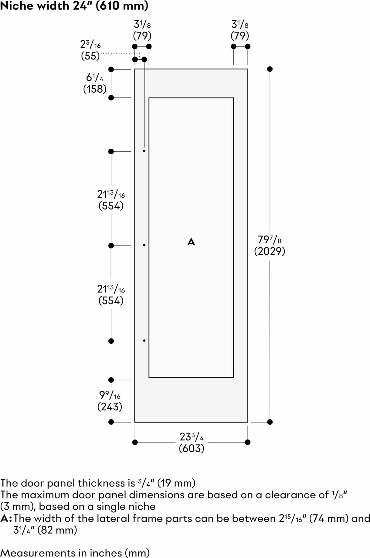 Gaggenau RVW467770 Custom Panel Ready