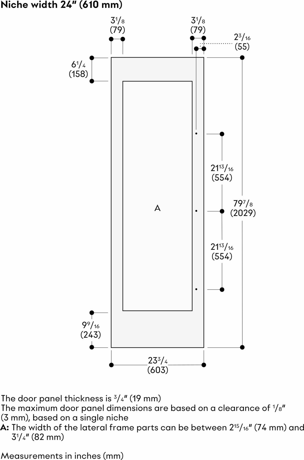 Gaggenau RVW467770 Custom Panel Ready