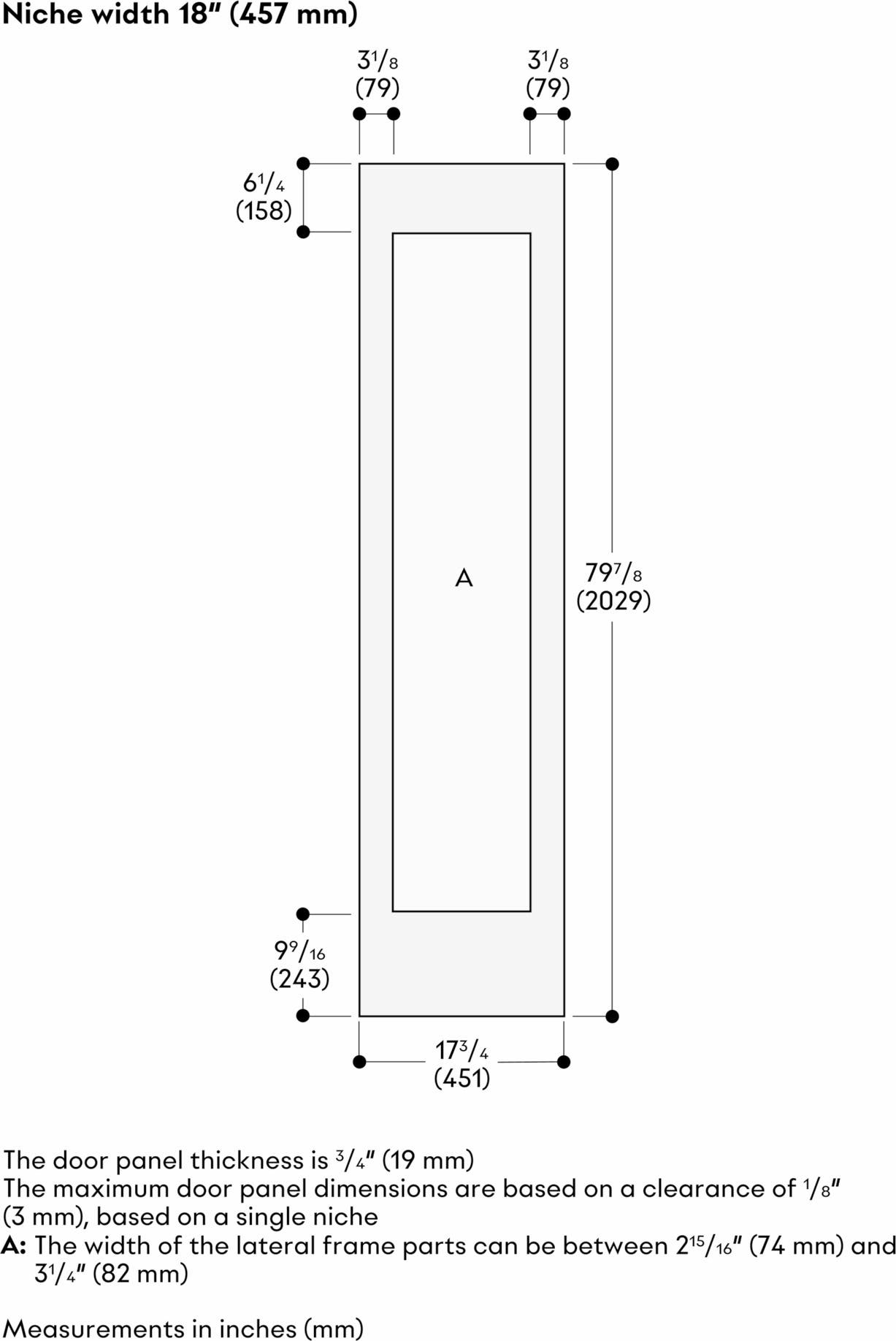 Gaggenau RVW417770 Custom Panel Ready