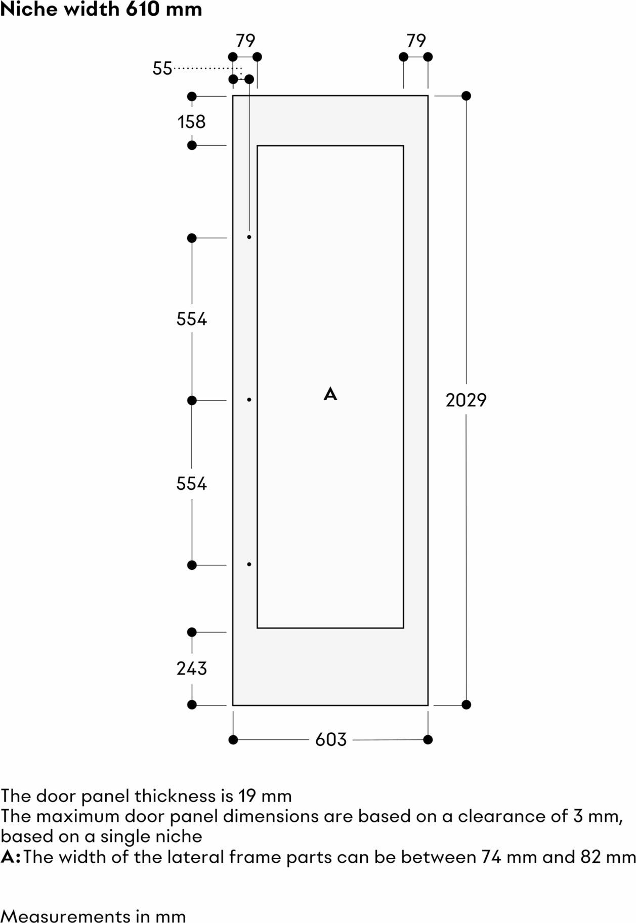 Gaggenau RVA421622L Left Hinge