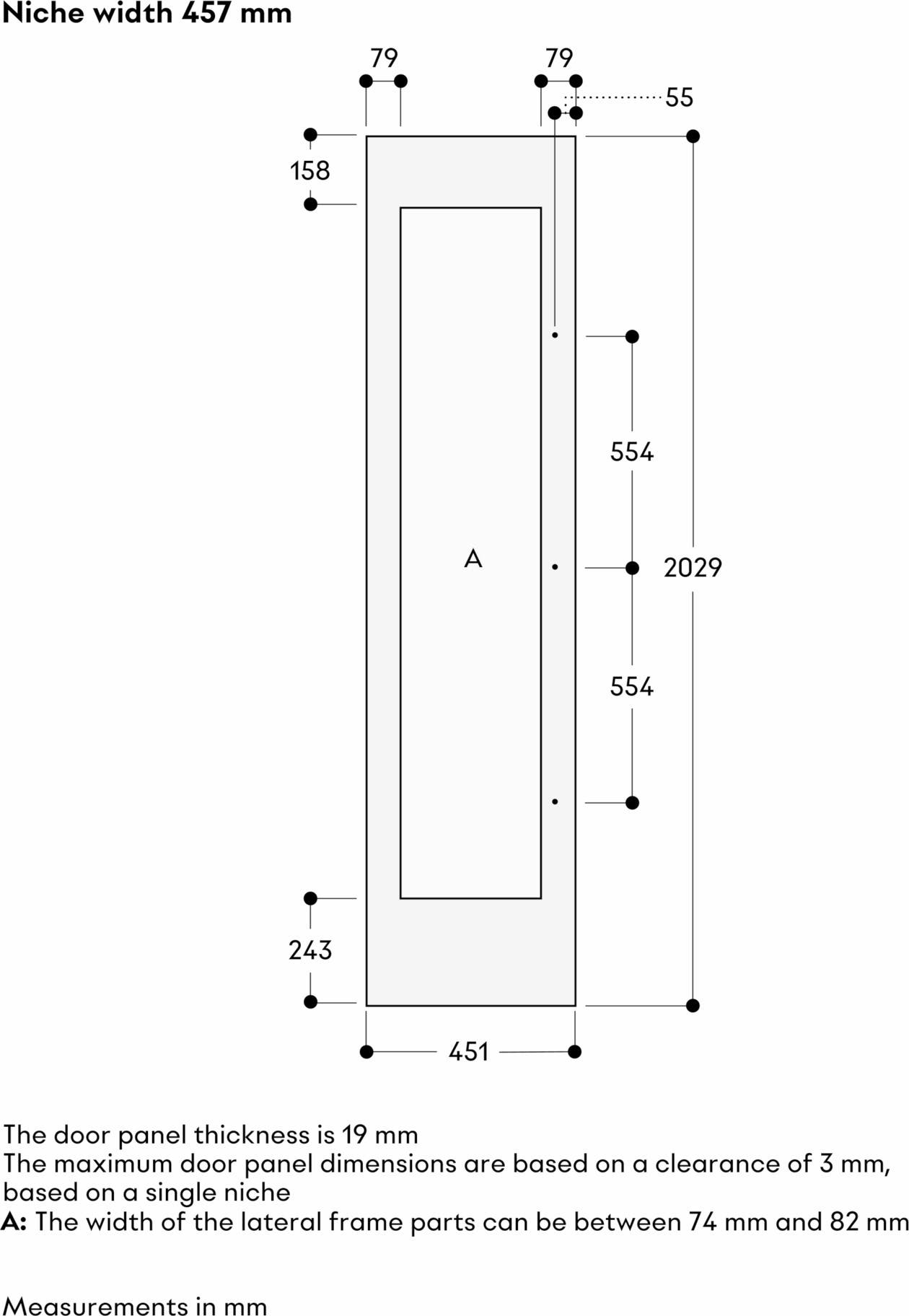 Gaggenau RVA421122R Right Hinge