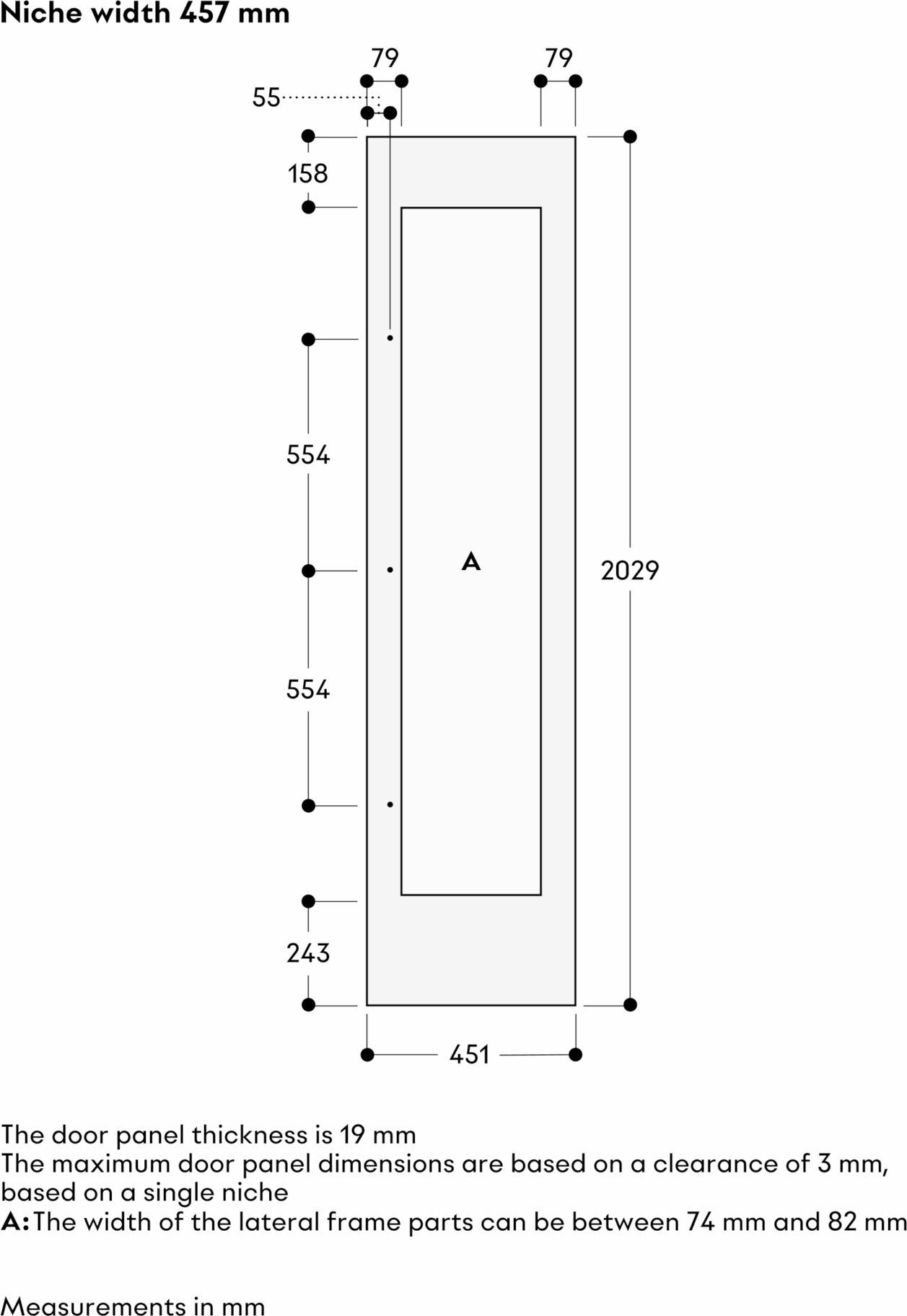 Gaggenau RVA421122L Left Hinge