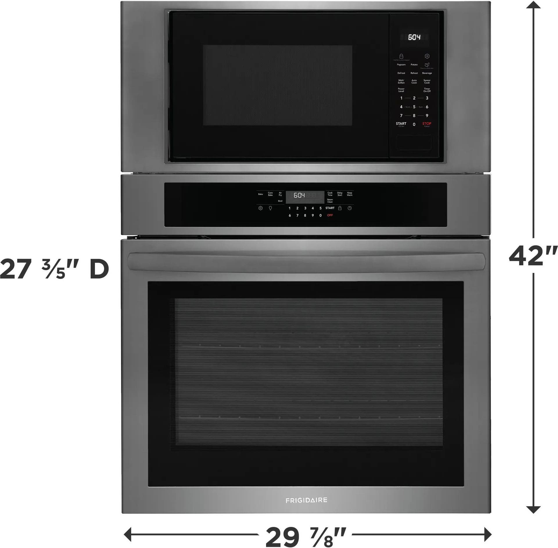 Frigidaire FCWM3030AD Black Stainless Steel