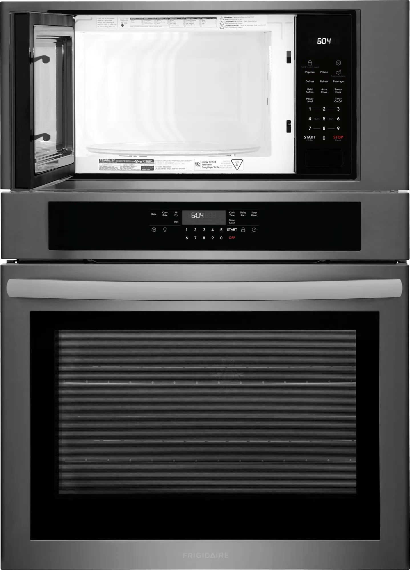 Frigidaire FCWM3030AD Black Stainless Steel