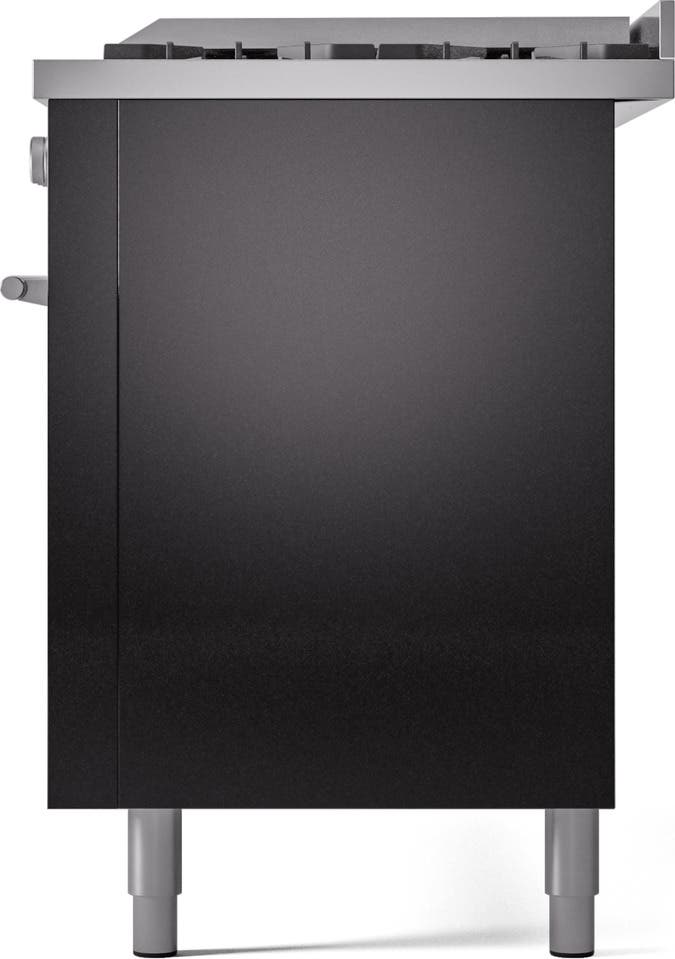 Ilve UP60FWMPBKLP Glossy Black With Satin Trim, Lp