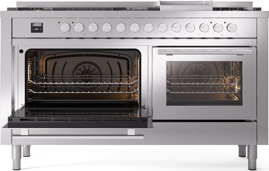 Ilve UP60FWMPSSLP Stainless Steel With Satin Trim, Lp