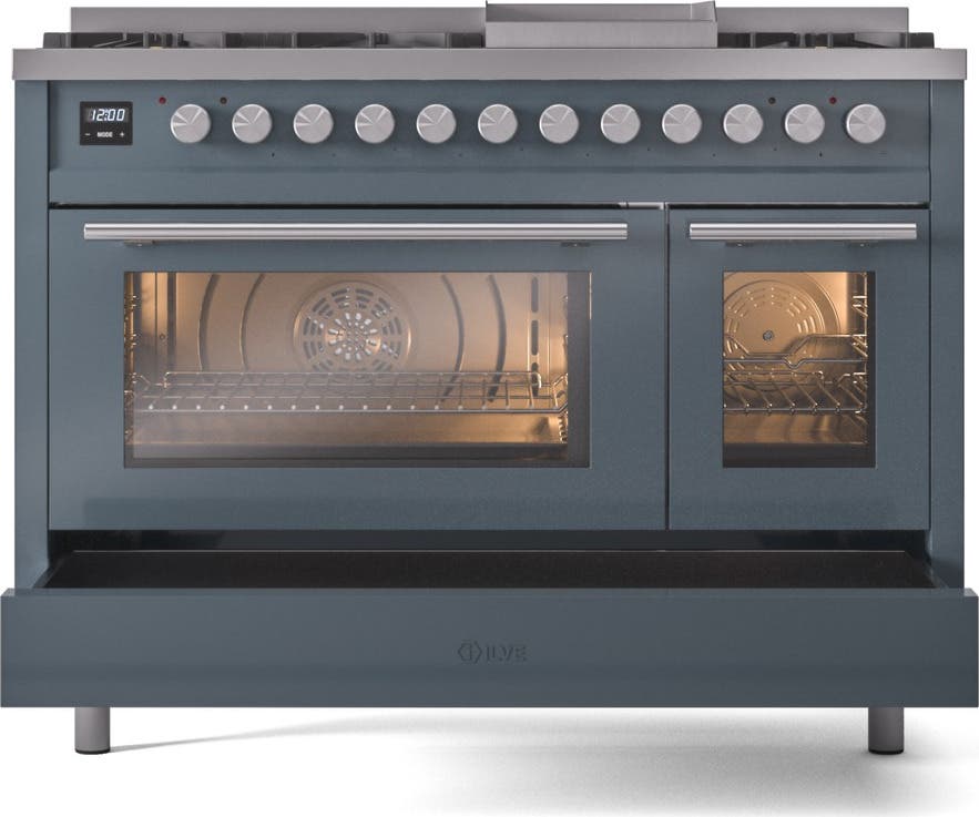 Ilve UP48FWMPBGLP Blue Grey With Satin Trim, Lp