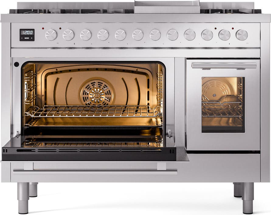 Ilve UP48FWMPSSLP Stainless Steel With Satin Trim, Lp
