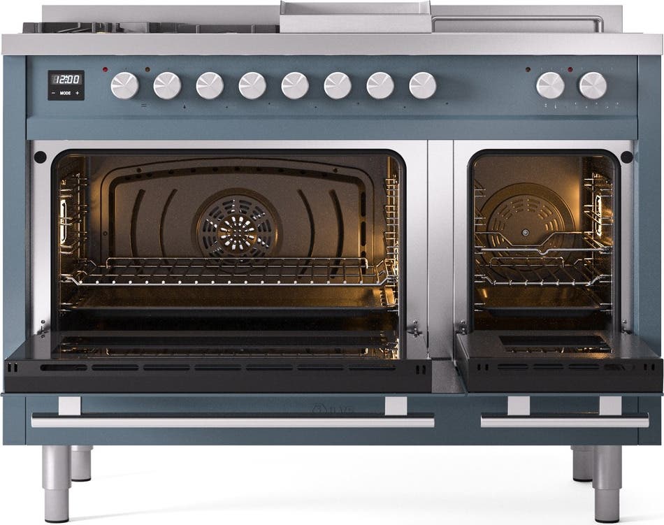 Ilve UP48FSWMPBGLP Blue Grey With Satin Trim, Lp
