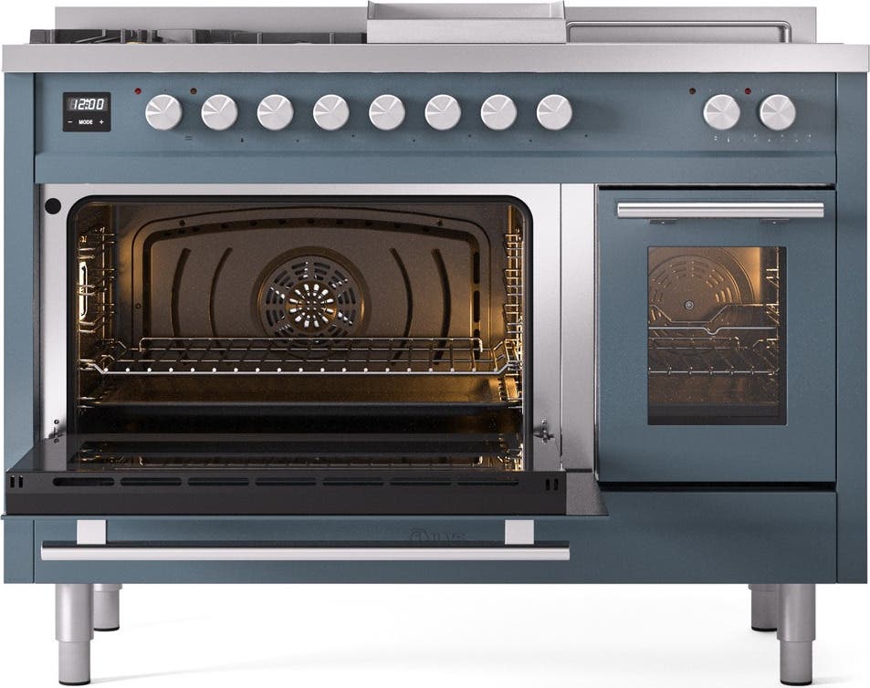 Ilve UP48FSWMPBGLP Blue Grey With Satin Trim, Lp