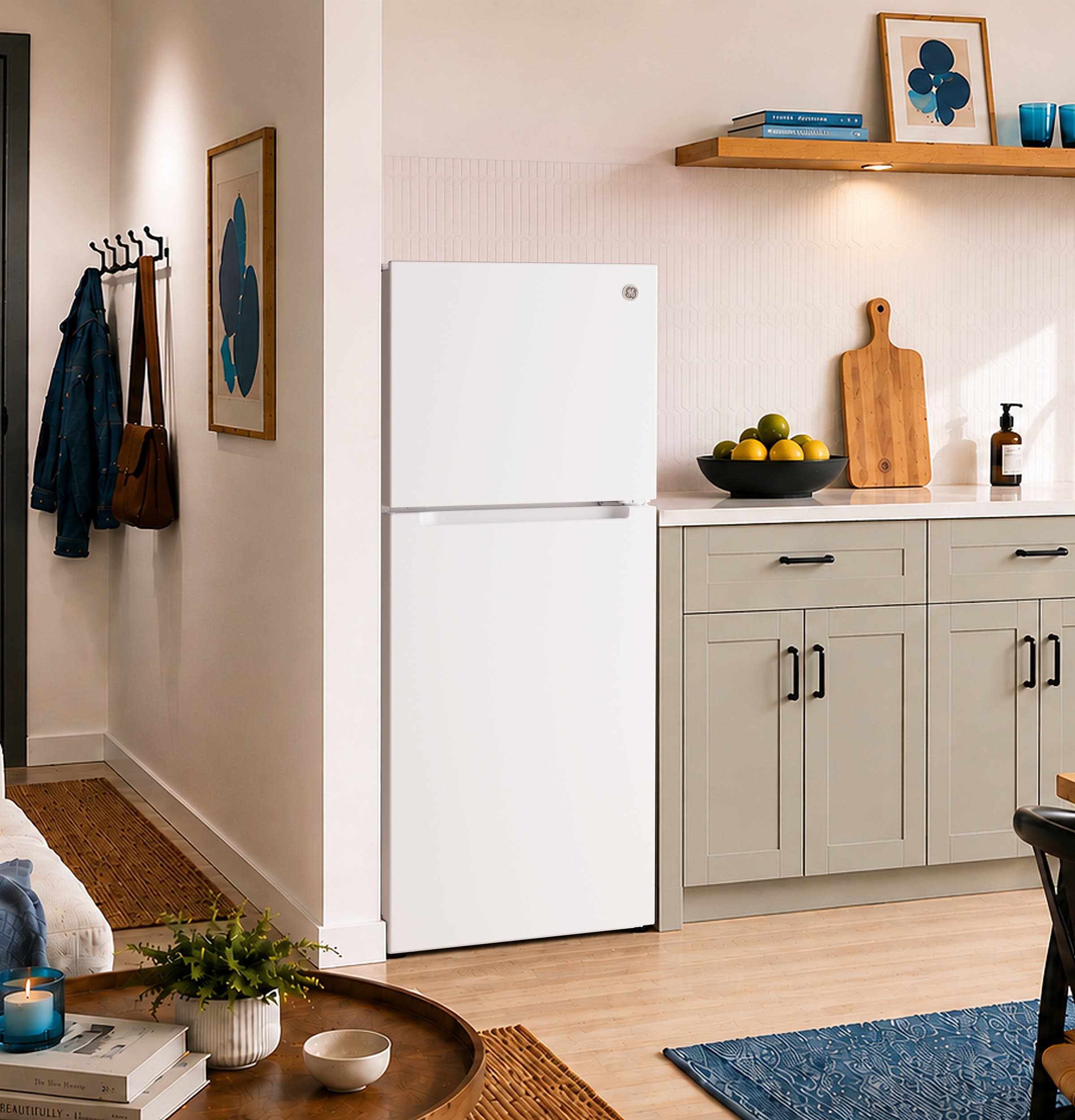 GE GPE12FGZWW White
